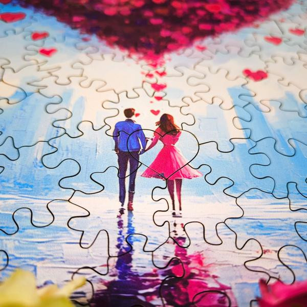 Drewniane puzzle- Milliwood-Miłość wisi w powietrzu  Alexander